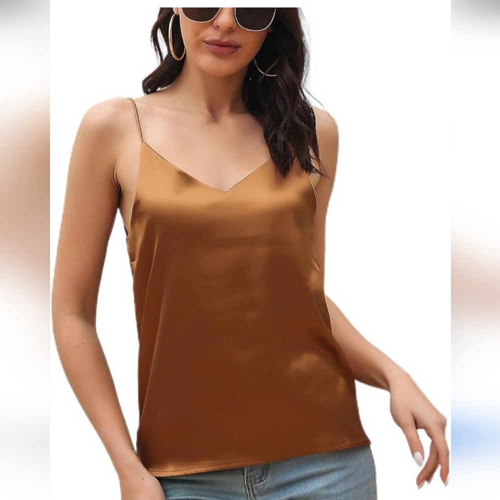 Rachel Zoe Brown‎ Fitted Camisole Top